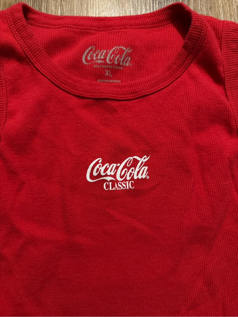 Coca Cola Ribbed Tank Top - Picture 2 of 4